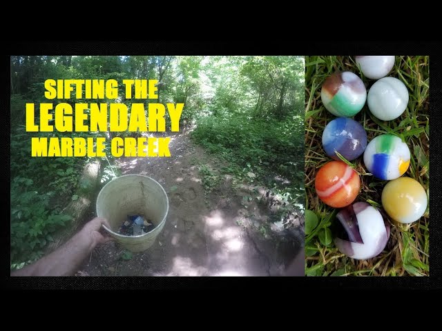 Mudlarking  A LEGENDARY Treasure Creek - Vintage Marbles -  Treasure Hunting - Antiques - Toys -