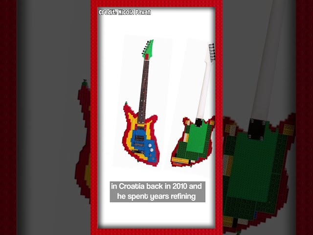 This Working Guitar Is Built From LEGO!