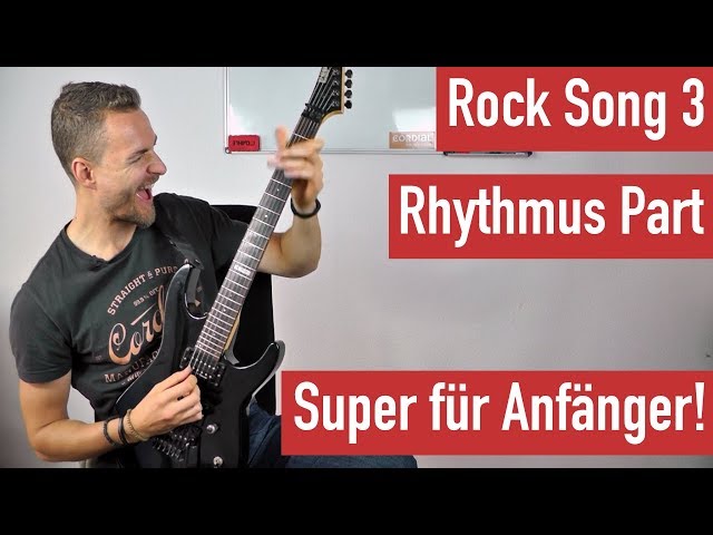 E-Gitarre lernen - Rock Song 3 - Rhythmus Part - Rock Riffs lernen | Guitar Master Plan