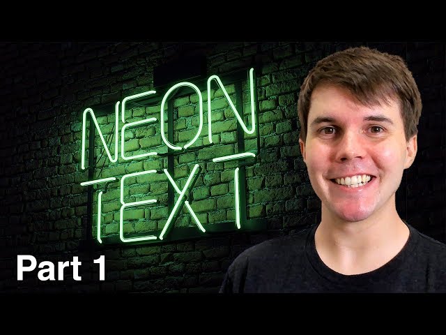 How to Make a Neon Sign in Blender 2.8 - Part 1