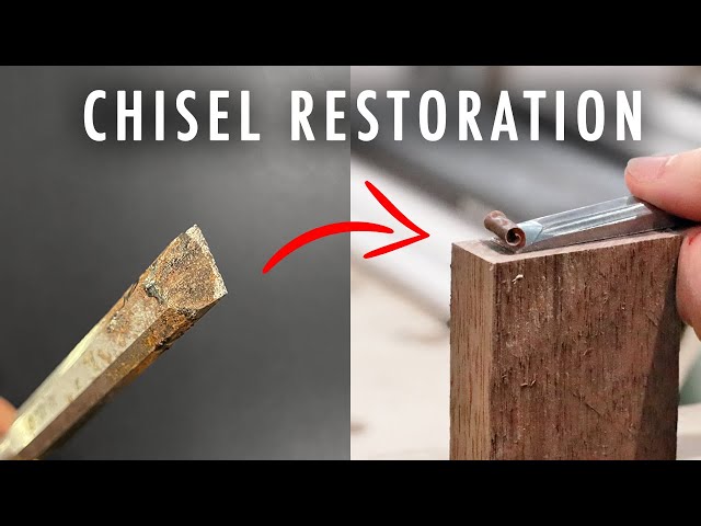 Restoring a chisel WITHOUT a bench grinder