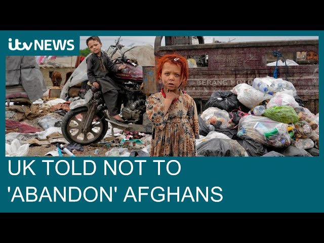 Ministers urged not to ‘abandon’ Afghans on anniversary of Taliban takeover | ITV News