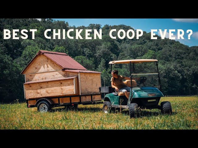 EASIEST TO CLEAN Mobile Chicken Coop, it’s a Tiny Barn! // with @tractorsupply