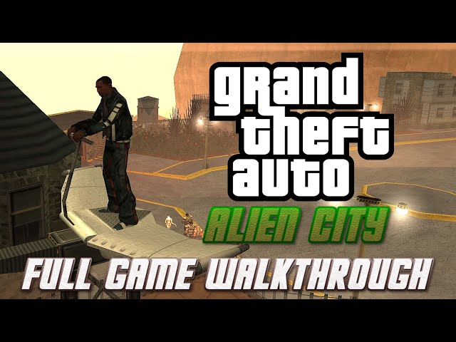 GTA ALIEN CITY (Mod) Full Game Walkthrough - All Missions (English Voiceover)
