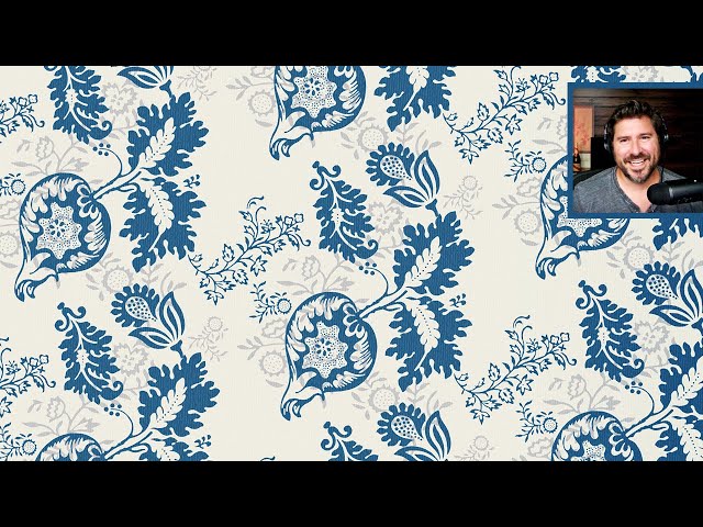 How to Make a Half Drop Repeat Pattern: Inkscape Seamless Floral Pattern Tutorial