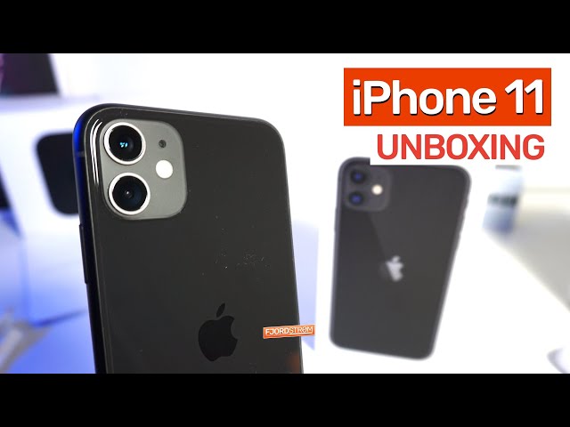 Unboxing the iPhone 11 + Black Silicone Case — Upgrading from iPhone 7