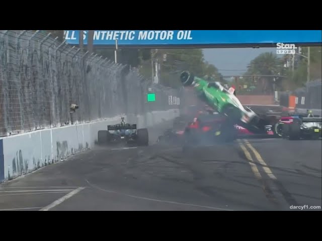 Top 10 IndyCar crashes of the 2023 season