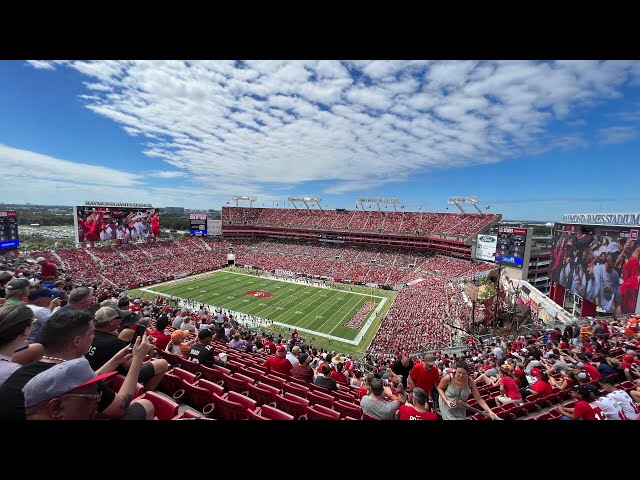 We Went to a Tampa Bay Bucs Game | Seeing Tom Brady Play | Our Seats & Tour of Raymond James Stadium