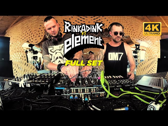 Rinkadink vs Element | Ozora Festival 2017 | By Up Audiovisual FULL SET