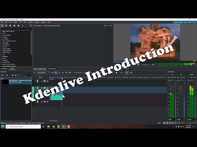 Kdenlive Video Editor Project Mapping Introduction