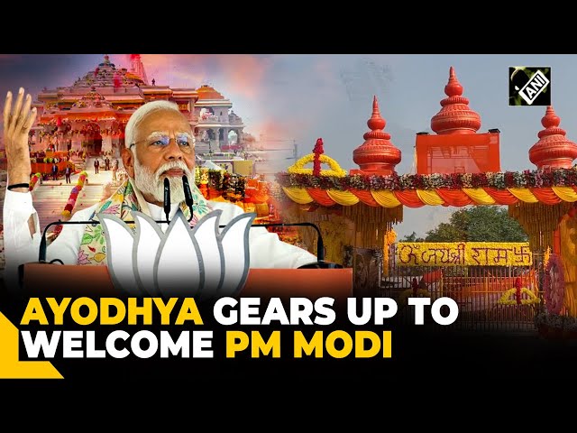 UP: Ayodhya decks up for PM Modi’s first visit since ‘Pran Pratishtha’ of Ram Temple