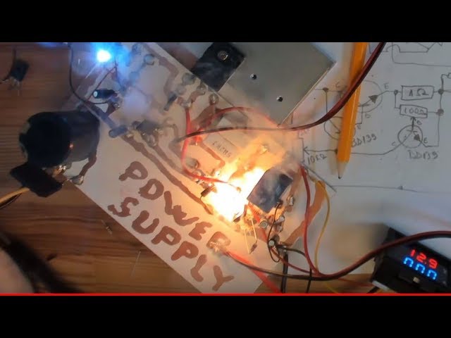 Power supply project - How to light a BBQ using pure electronics :P #Beginners diy projects