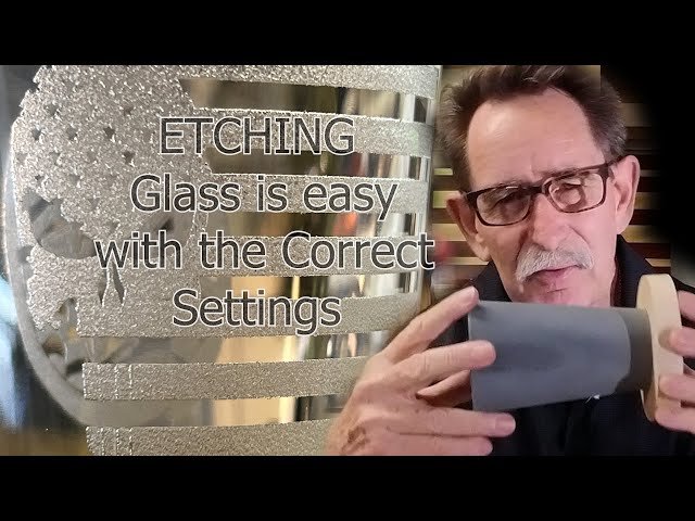 Etching or Engraving Glass with the XTool 10 watt laser , The Settings