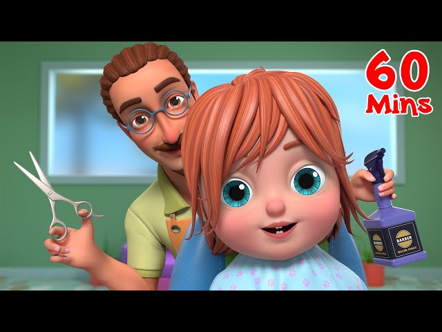 Haircut Song For Kids + More Nursery Rhymes by Beep Beep! 60 minutes!