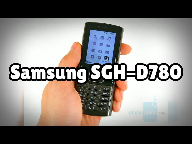 Photos of the Samsung SGH-D780 | Not A Review!