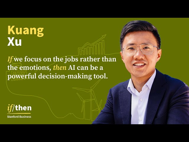 You're in Control: How and when AI can be a powerful decision-making tool, with Kuang Xu
