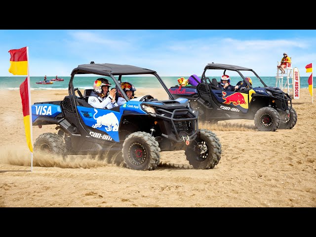 F1 Driver Beach Race (lifeguard vehicles) 🏝️ 🏁