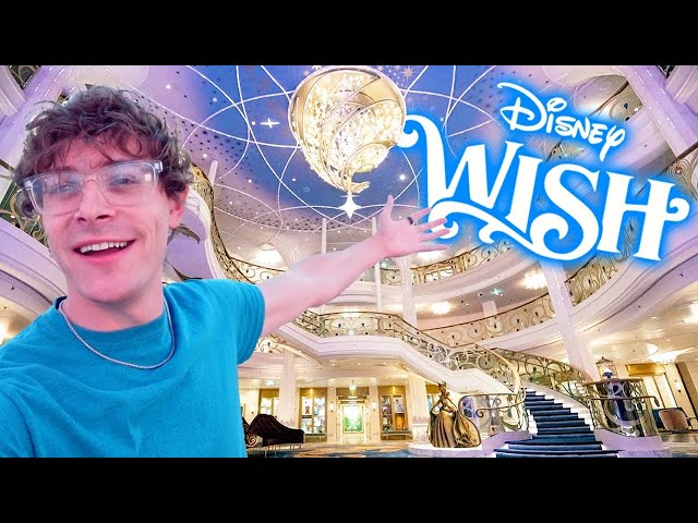 Exploring the DISNEY WISH Cruise! | Frozen Dinner Show, Aqua Mouse, Characters & More!