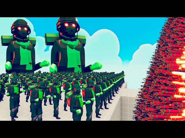 100x ZOMBIE SOLDIERS + 1x GIANT vs EVERY GOD - Totally Accurate Battle Simulator TABS