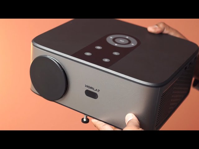 Overview & DEMO: HORLAT Native 1080P 5G WiFi Bluetooth Projector 4K Support