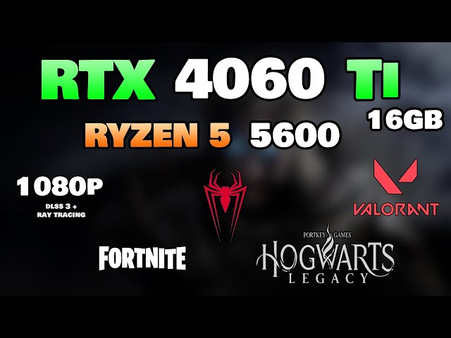 RTX 4060 Ti 16GB : Test in 4 Games | 1080p | All Settings Tested