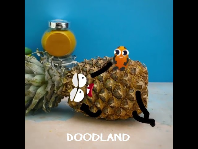 Wake Up, Pineapple! #shorts #doodland