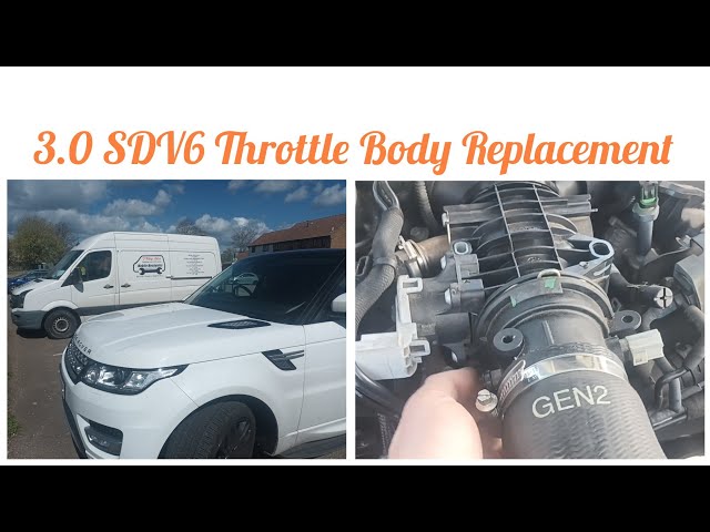 Range Rover Sport 3.0 Throttle Body Fitting Removal. P0234-77 Turbo Overboost Sticking Flap