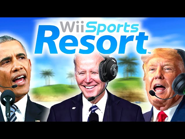 US Presidents Play Frisbee in Wii Sports Resort
