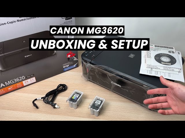 Canon PIXMA MG3620 Printer: Unboxing and Full Setup