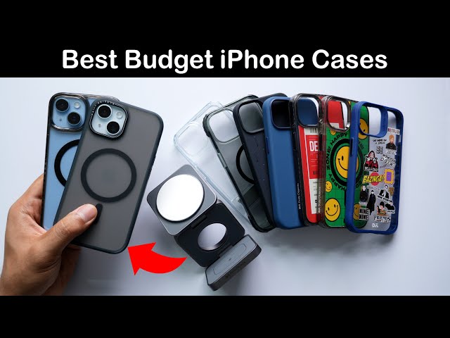 Best Budget iPhone 15, 14 Cases🔥| Best iPhone Premium Cases & Wireless Charger in India (HINDI)