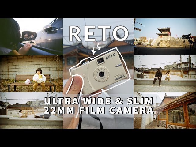 RETO ULTRA WIDE & SLIM film camera + sample photos | how to load & unload film 레토 울트라 와이드 & 슬림