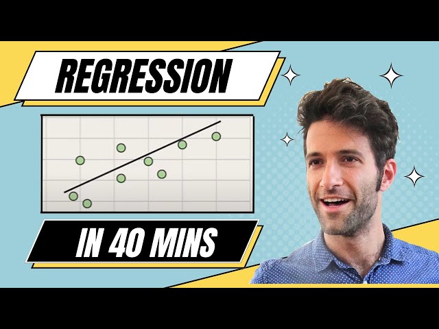 Learn Statistical Regression in 40 mins! My best video ever. Legit.