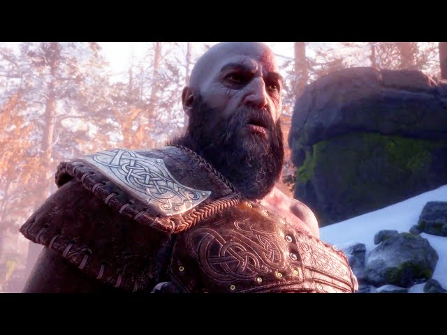 Kratos is Shocked when his and Son Fate is Revealed Scene - God of War PS5 Ragnarok 2022 (4K 60FPS)