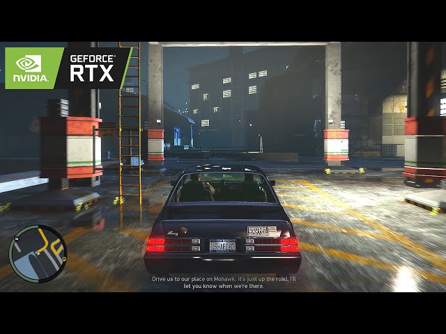 Grand Theft Auto IV: 4K Remastered - First Mission RAW Gameplay on GeForce RTX™ 3080 (GTA V PC Mod)