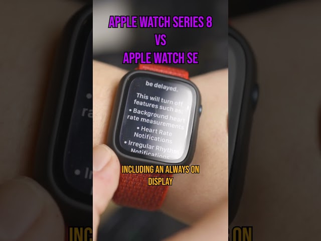 Apple Watch Series 8 VS Apple Watch SE! Don't Be Fooled!⌚️