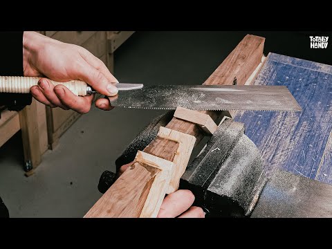 Making A Cake Knife With A Unique Hexagon Pattern | Woodworking Project