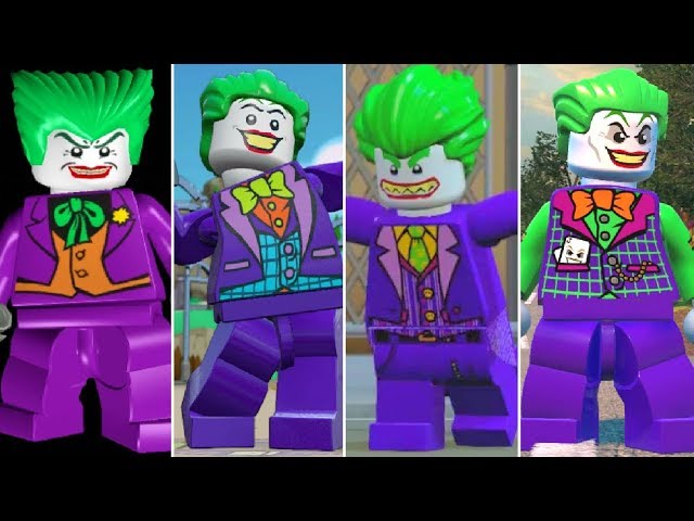 Evolution of The Joker in LEGO Videogames