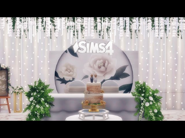 Valentine`s day Special 💕 Wedding Venue 💍 Renovation (noCC) THE SIMS 4 | Stop Motion