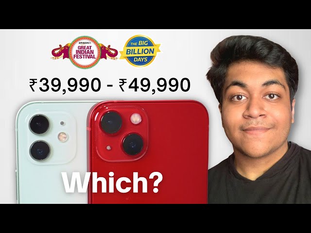 iPhone 13 or iPhone 12 in Big Billion Days & Amazon Great Indian Festival Sale?