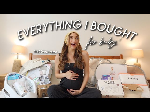 EVERYTHING I BOUGHT FOR BABY 2023 | Baby Haul & Everything On My Baby Registry as a First Time Mom!
