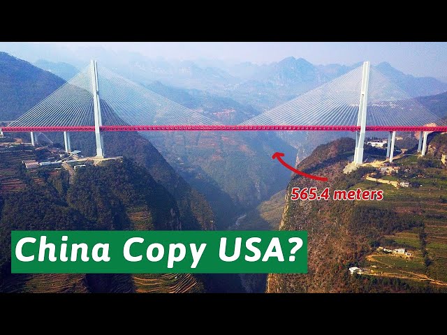 China built the World Highest Bridge,  A replica of the Golden Gate Bridge?