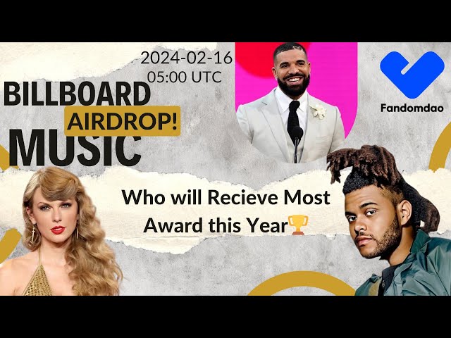 Billboard Music Awards 2024 Vote Airdrop Event|| 1000X Potential FANDOM DAO Coin || FAND