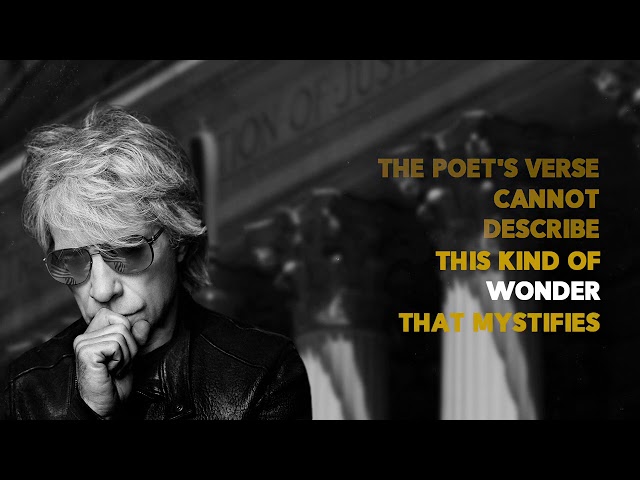 Bon Jovi- Beautiful Drug (Lyric Video)