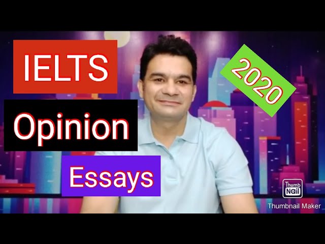 IELTS Opinion Essay l Sample Questions 2020 l Sir NA Saqib l Best IELTS and Spoken English Trainer