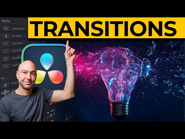 DaVinci Resolve 18 TRANSITIONS for Beginners | EVERYTHING You NEED to Know | CRASH COURSE