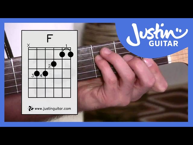 3 Ways of Playing F Chord - Guitar Lesson - Guitar for Beginners Stage 6 [BC-161]