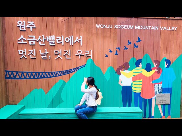🇰🇷 Korea’s longest suspension bridge near Seoul | Wonju | Family KBBQ 🥩