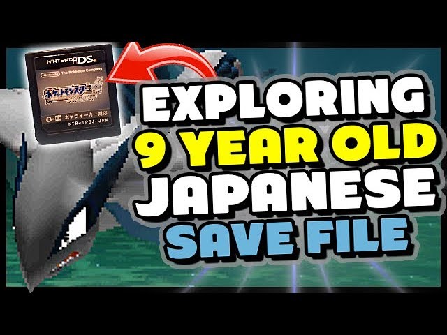 EXPLORING MY 9 YEAR OLD JAPANESE POKEMON SOULSILVER SAVE FILE - PokeTipsOfficial