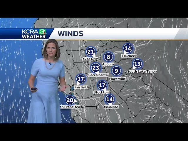 Windy Wednesday: A look at the highest gusts in Northern California