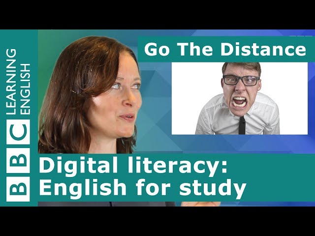 Digital Literacy – English for study